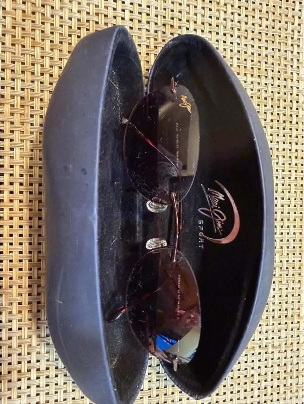 Maui Jim RIMLESS Copper Stainless Frame/ Bronze Lenses!